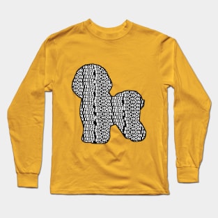 Bichon Frise Vector Long Sleeve T-Shirt